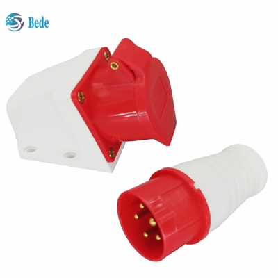 コマンドー コネクタ プラグおよびソケット IEC 60309 380-415V 16Amp 壁取り付けタイプ