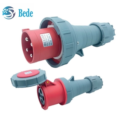 耐久性高い電流 63A / 125Amp 産業用プラグとソケット 3P+E IP67