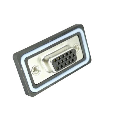 D-SUB 15PIN 女性コネクタ 500V電圧指定電子防水コネクタ