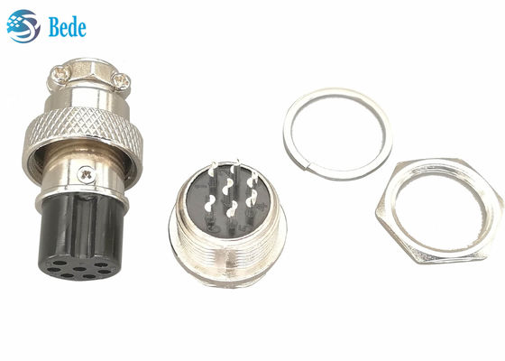 7ピン GX16 航空コネクタ M16 コネクタ プラグとソケットセット 鉄道輸送用