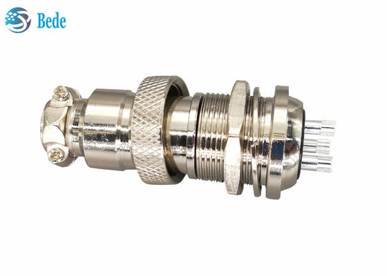 亜鉛合金Gx20コネクタ 産業用制御パネルM19のためのバックマウントコネクタ