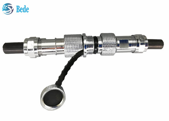 コッパーシェルM12航空コネクタ IP68ケーブルからケーブルへのドッキングスタイル 2~7ピン