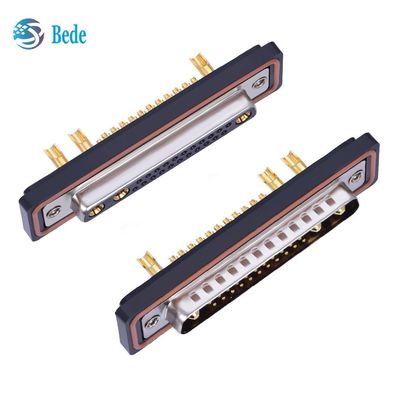 25W3 D-Sub 男性/女性コネクタ IP67グレードの混合信号電源伝送